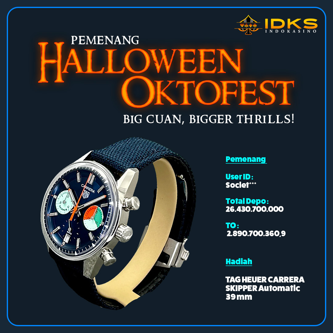 Halloween Oktofest TAG HEUER CARRERA SKIPPER Automati 39 mm